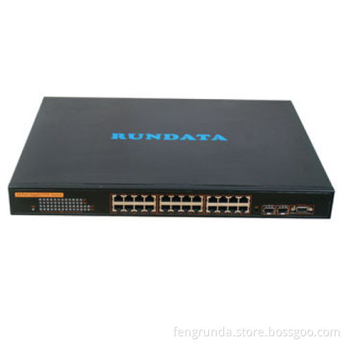 24-channel PoE Switch with 2 Gigabit SFP Ports